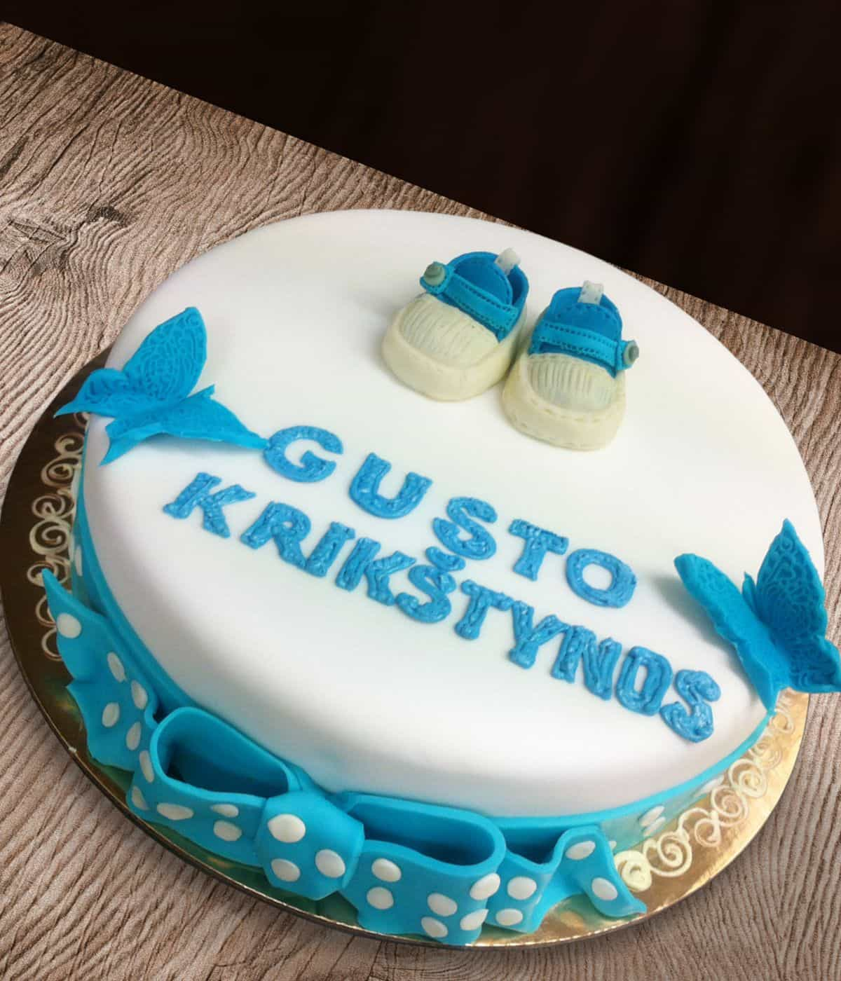 Krikštynų tortas berniukui