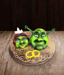 Tortas Šrekas ir Fiona (Shrek and princess Fiona)